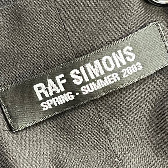 Raf Simons SS 2003 Cotton Blazer & Inner Vest  EU 50 - Picture 11 of 13